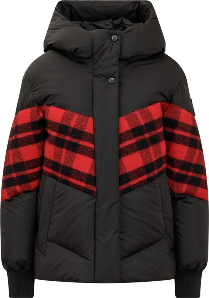 Woolrich Plunket High Neck Checked Jacket