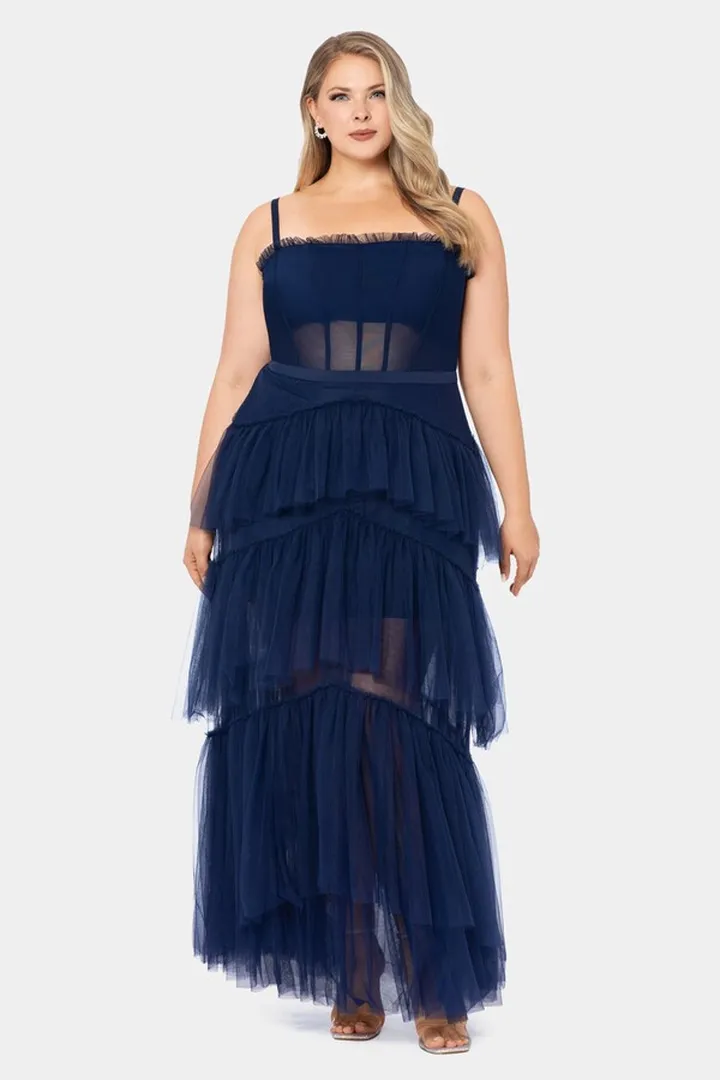 Mesh Corset Gown
