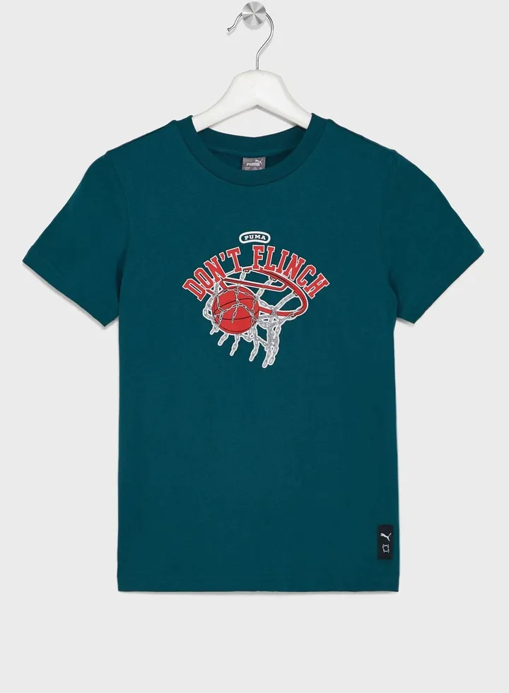 Kids Basketball Graphic T-Shirt