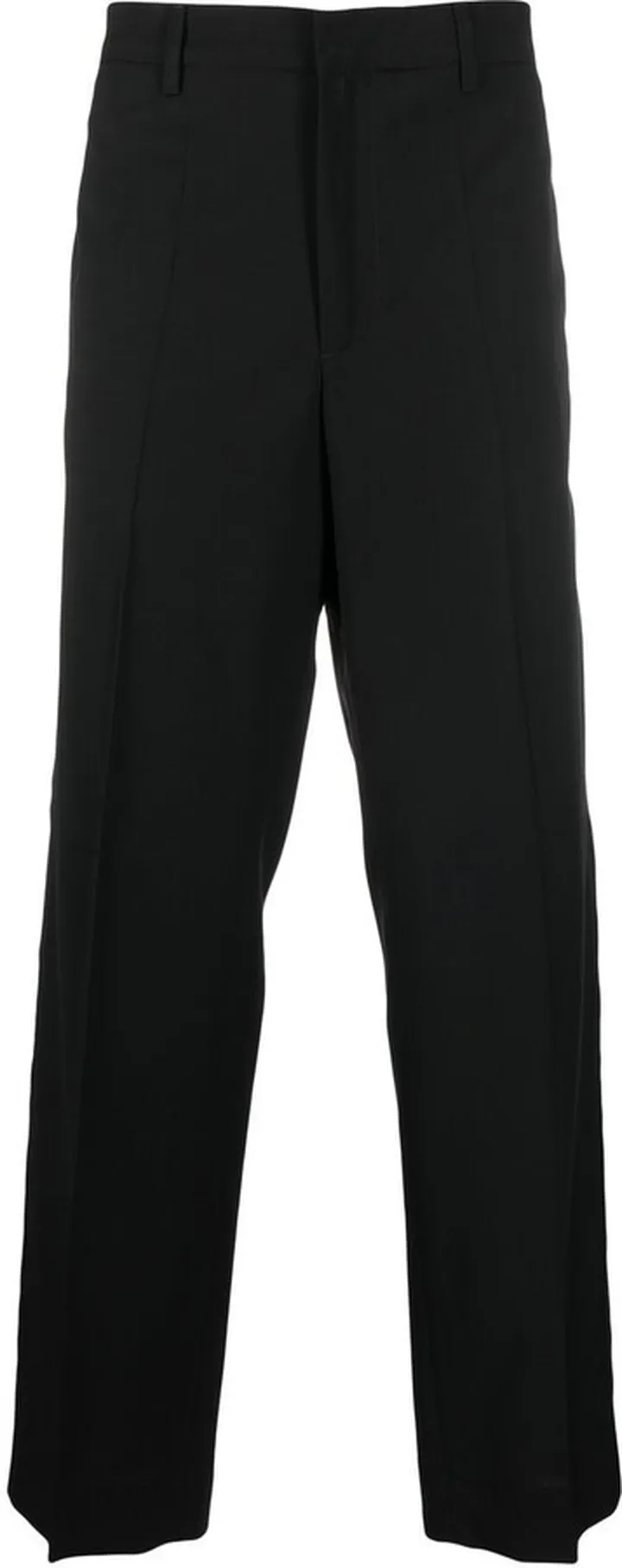 Straight-Leg Cut Trousers