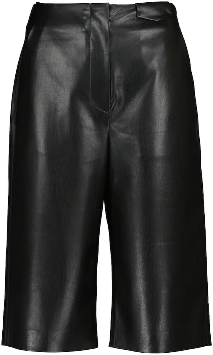 Nampeyo faux leather Bermuda shorts