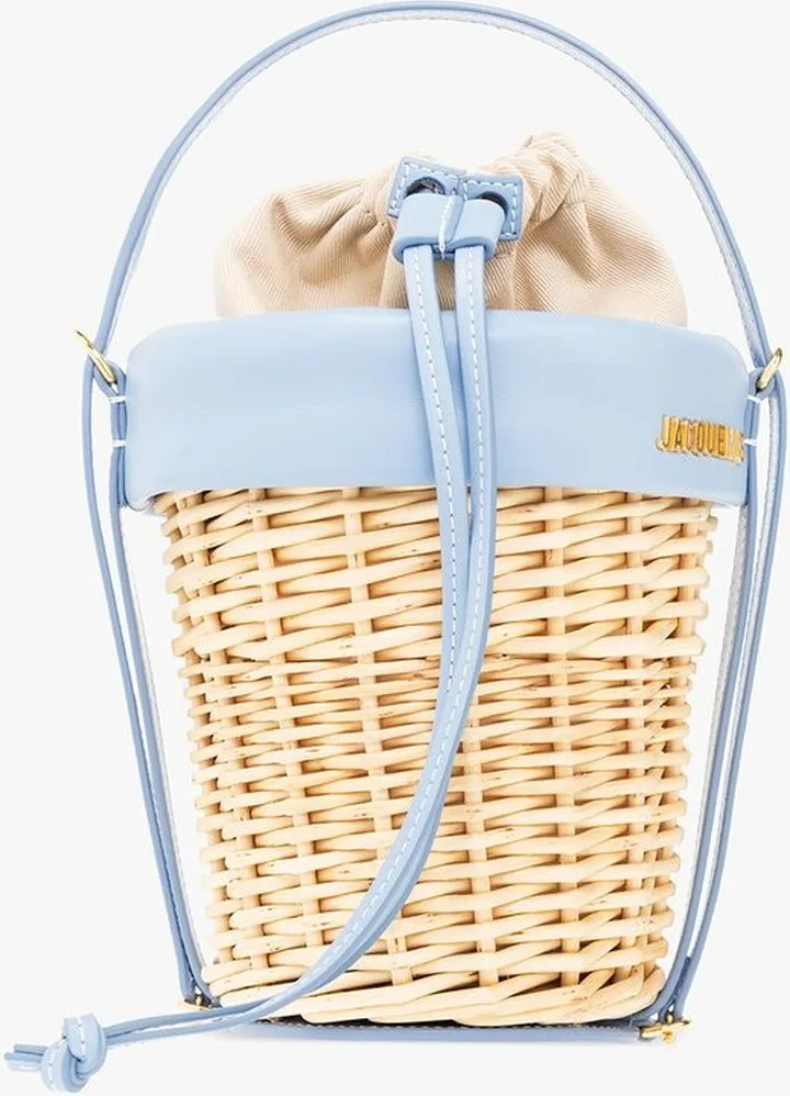 Jacquemus Le Panier Seau Wicker Bucket Bag