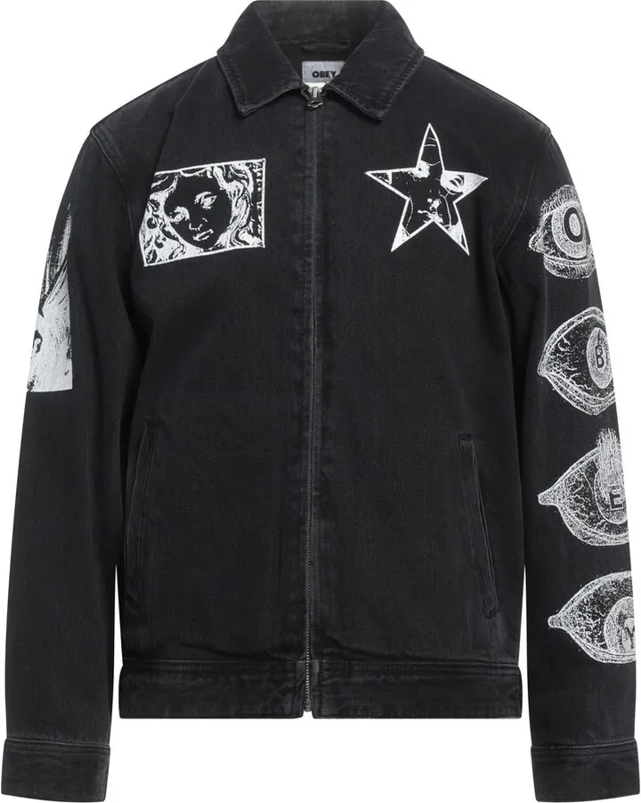 Denim Outerwear Black