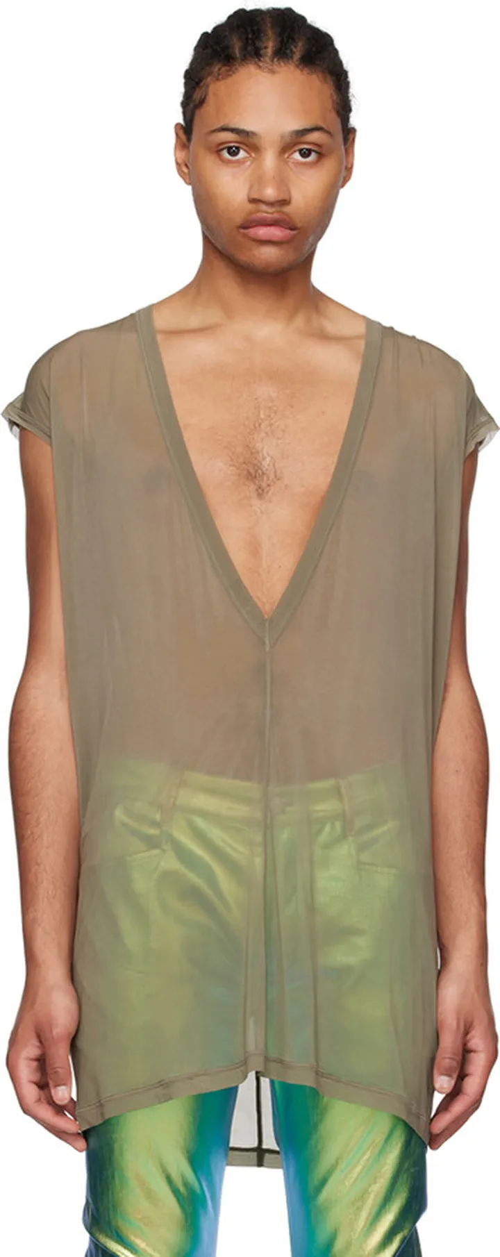 Rick Owens Khaki Dylan T-Shirt