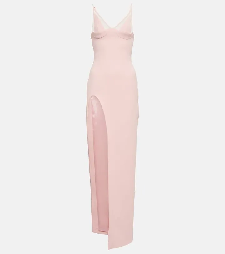 Side-slit maxi dress