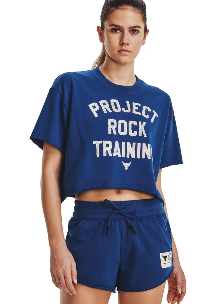 Project Rock Rival Terry Cropped T-Shirt