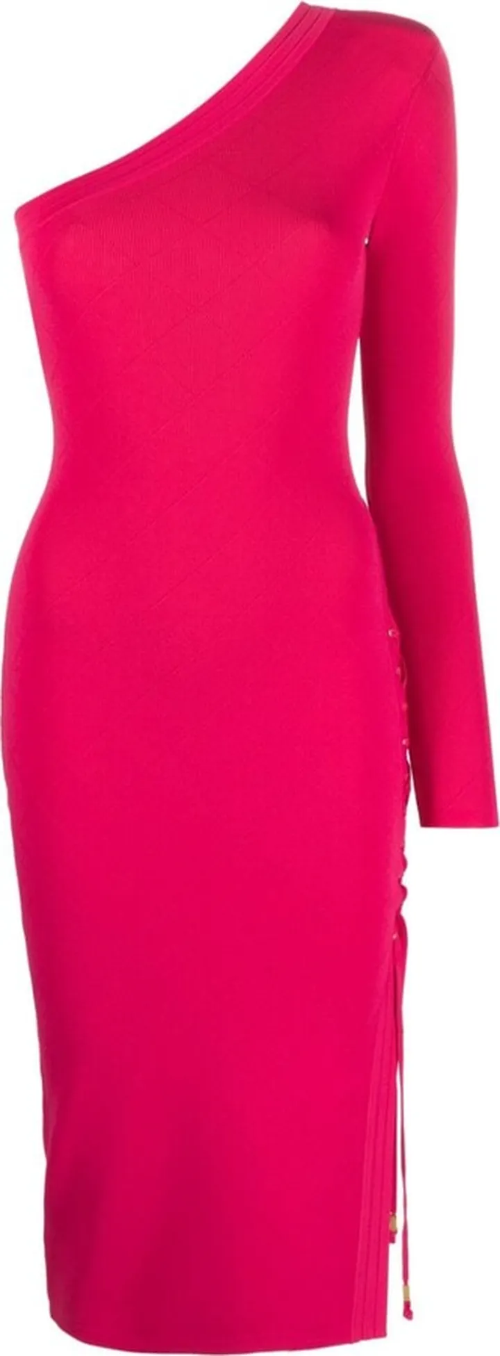 One-Shoulder Midi Dress