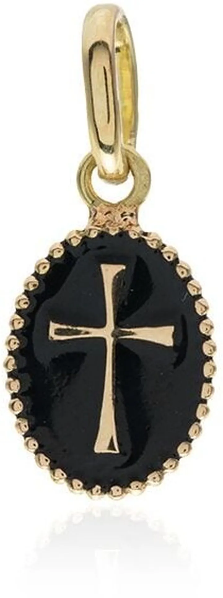 18kt Yellow Gold Cross Charm