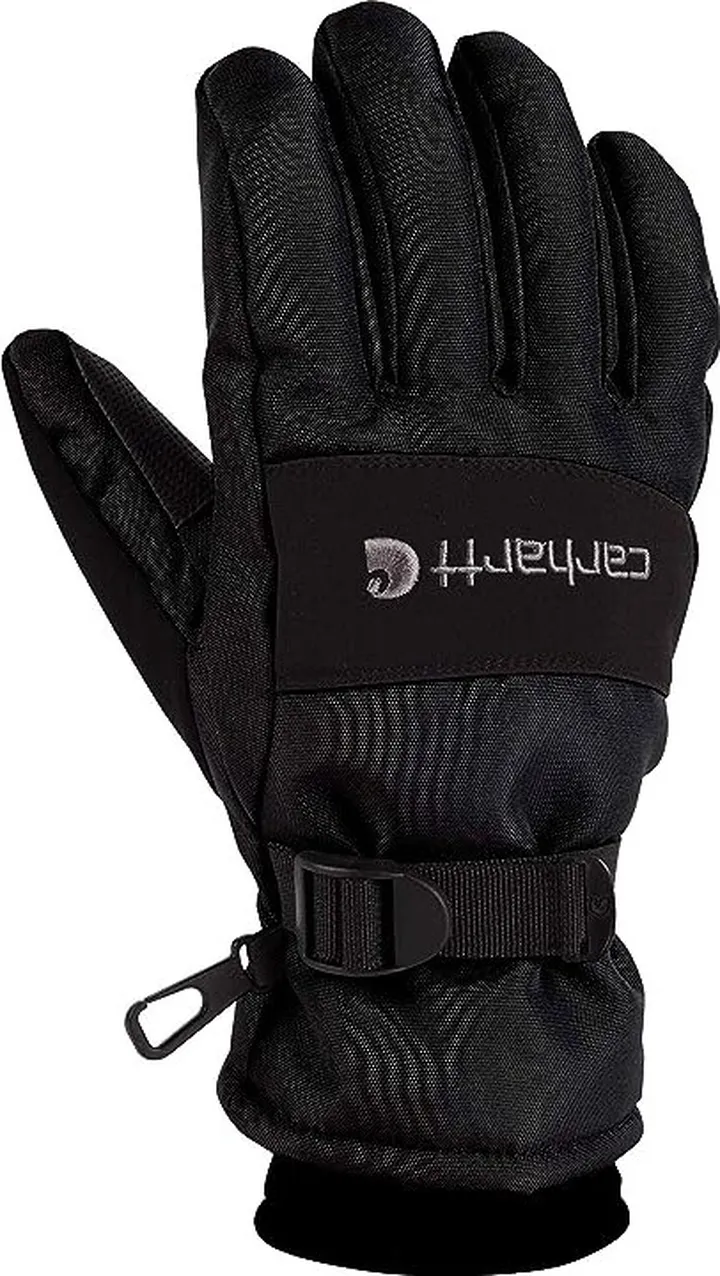 Carhartt Men's W.P. Waterproof Insulated Glove (Black) Extreme Cold Weather Gloves