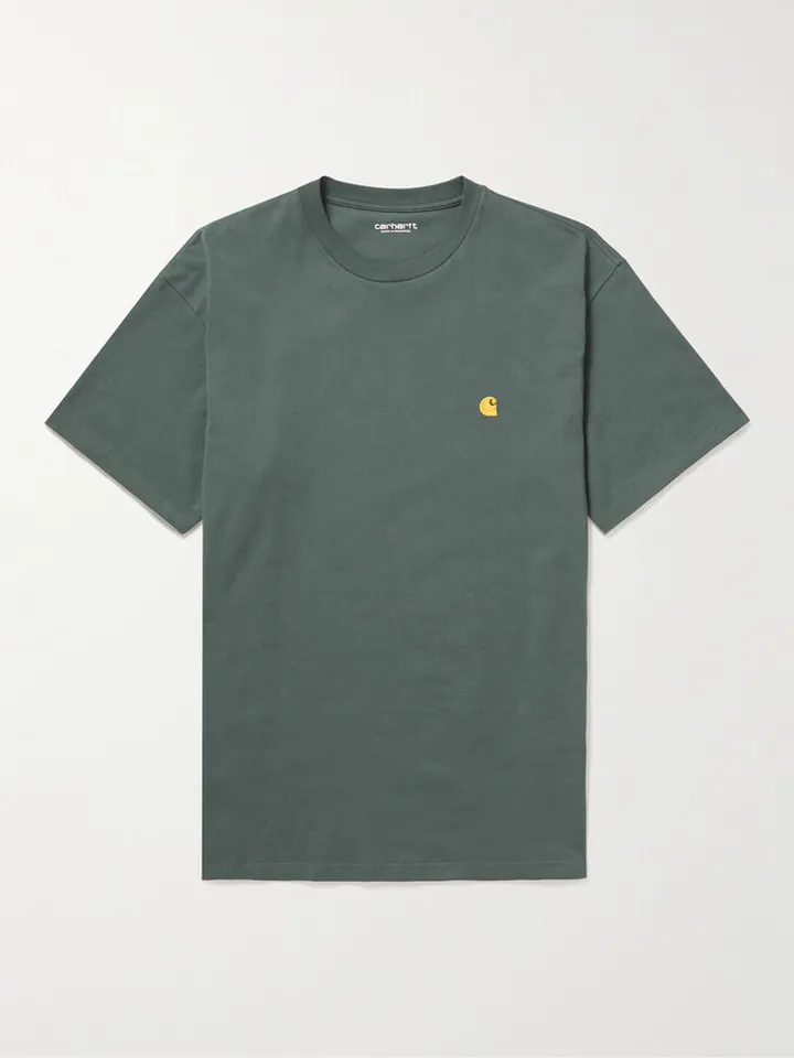 Chase Logo-Embroidered Cotton-Jersey T-Shirt