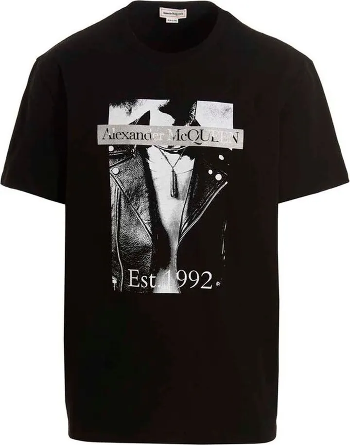 Alexander McQueen Graphic Printed Crewneck T-Shirt