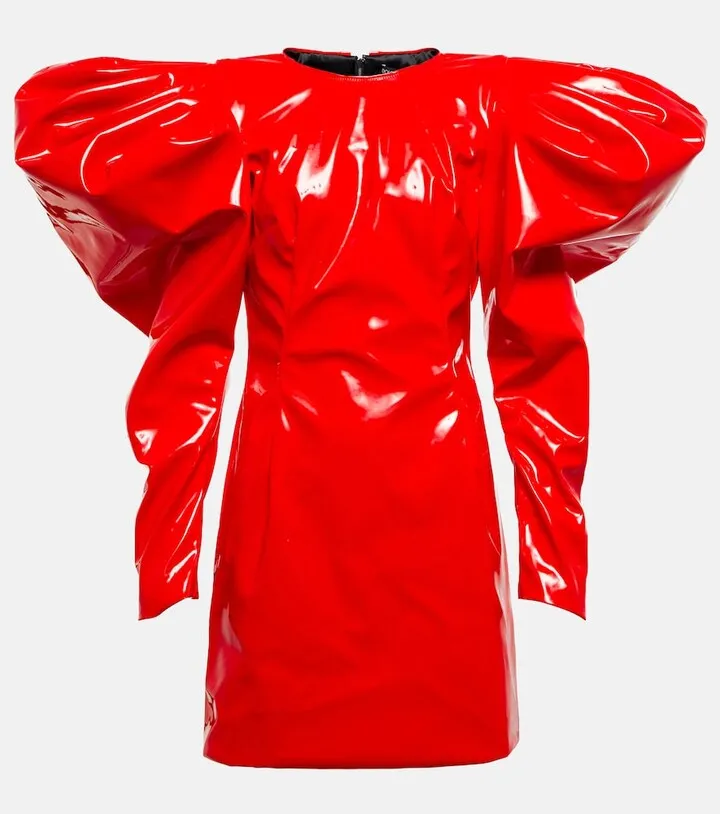 Patent minidress