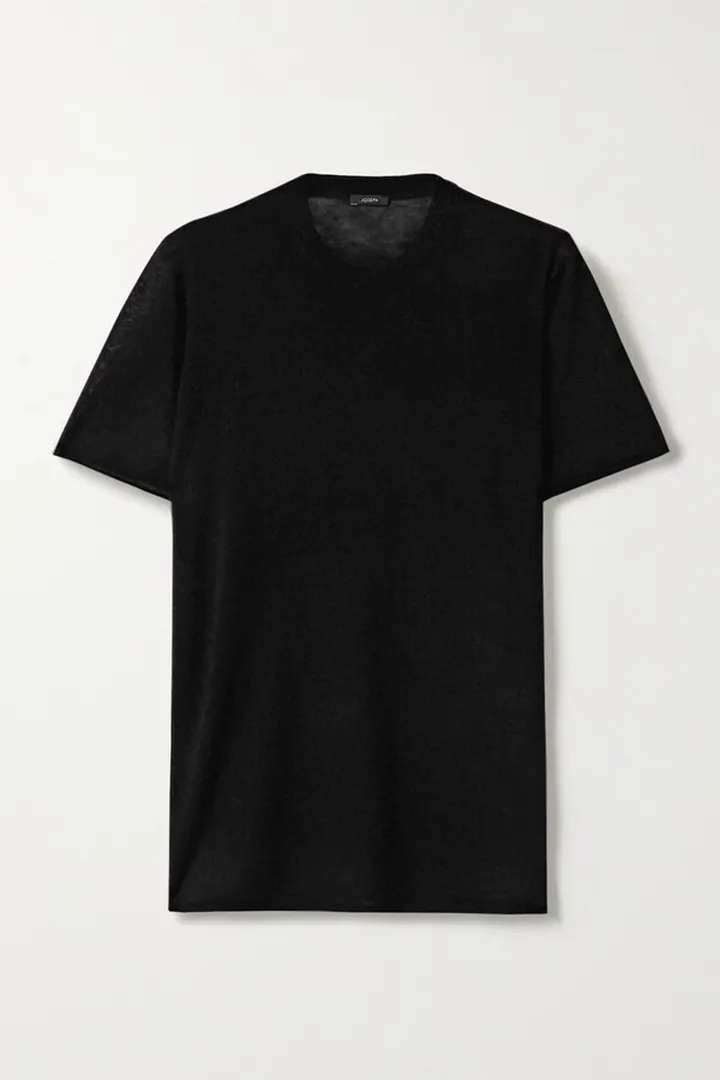 Joseph - Cashmere T-shirt - Black