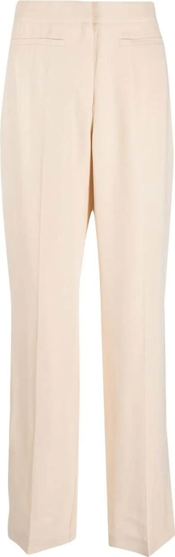 Straight-Leg Cut Trousers