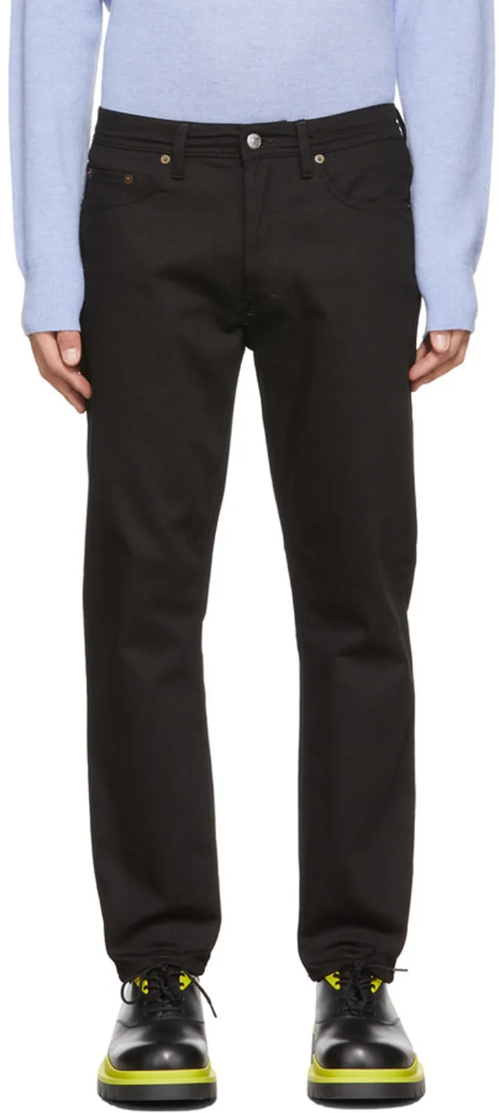Acne Studios Black Slim Tapered Jeans