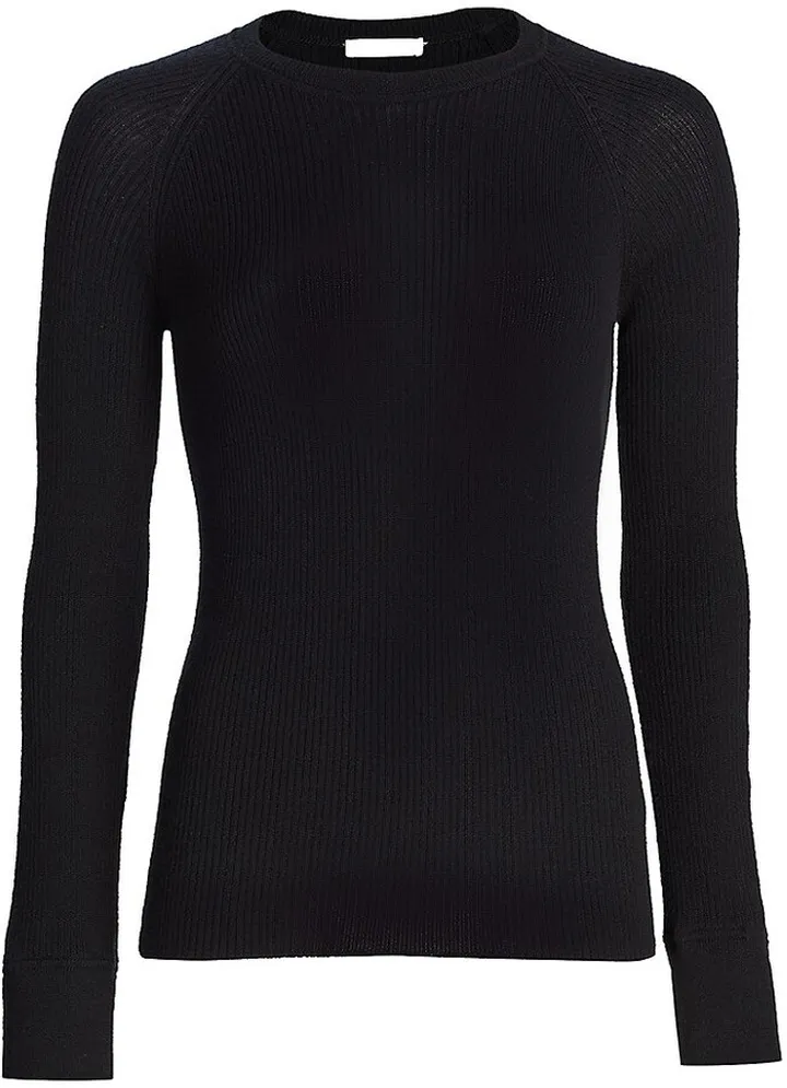 Visby Ribbed Cashmere Top