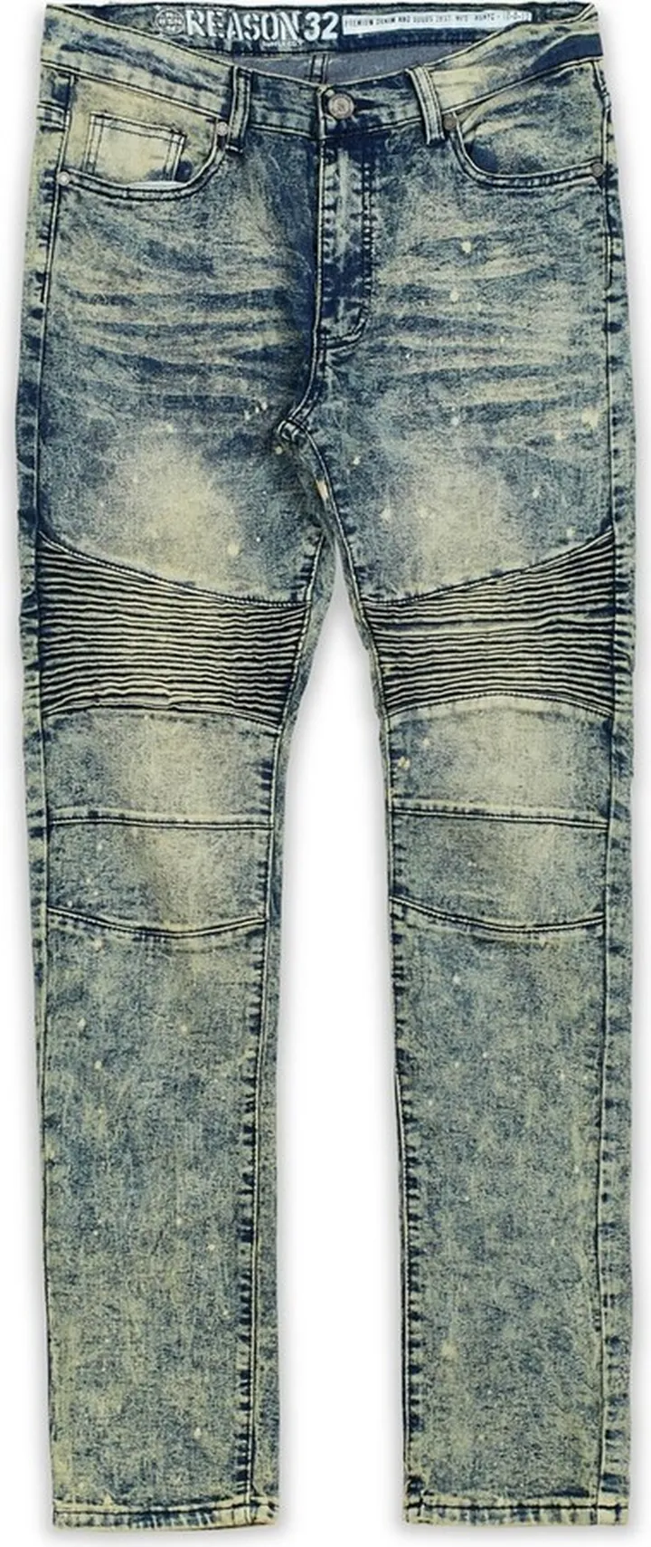 Reason Men's Big and Tall Catch Up Skinny Denim Jeans