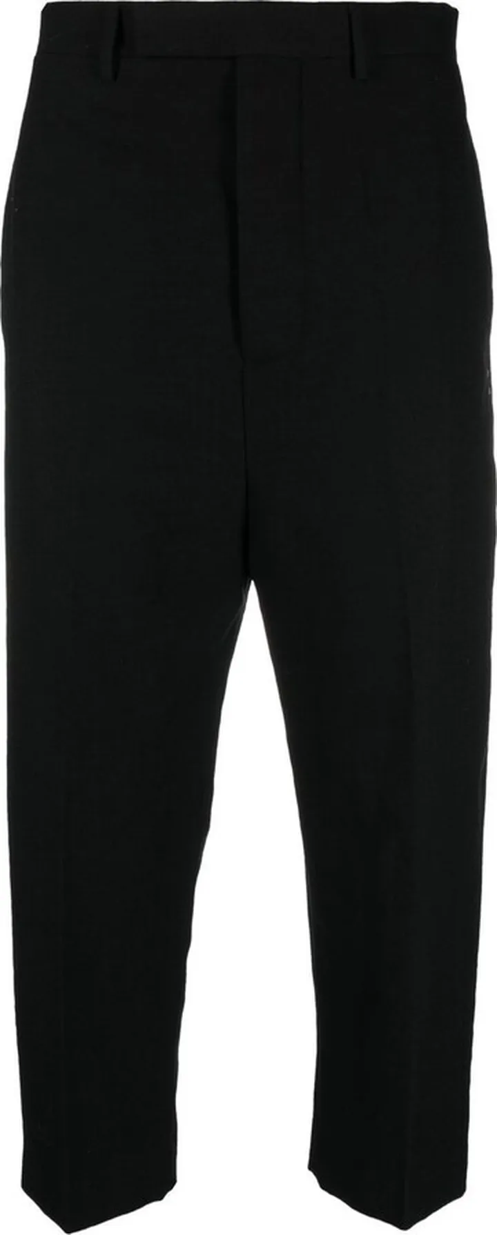 Cropped Wool Trousers