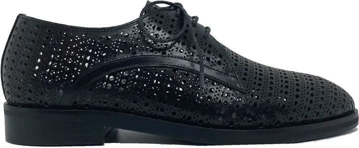 Perforated Leather Derbies