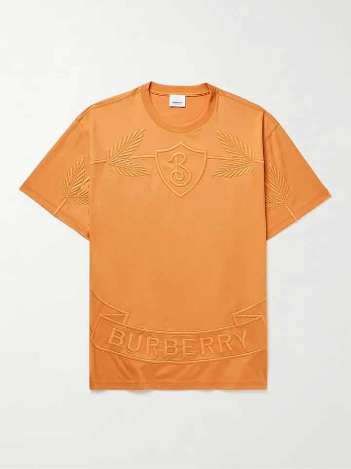Logo-Embroidered Cotton-Jersey T-Shirt