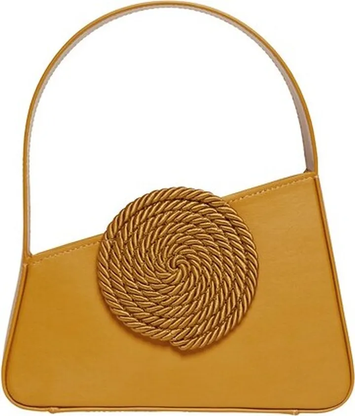 Albert Quilted mustard small bag