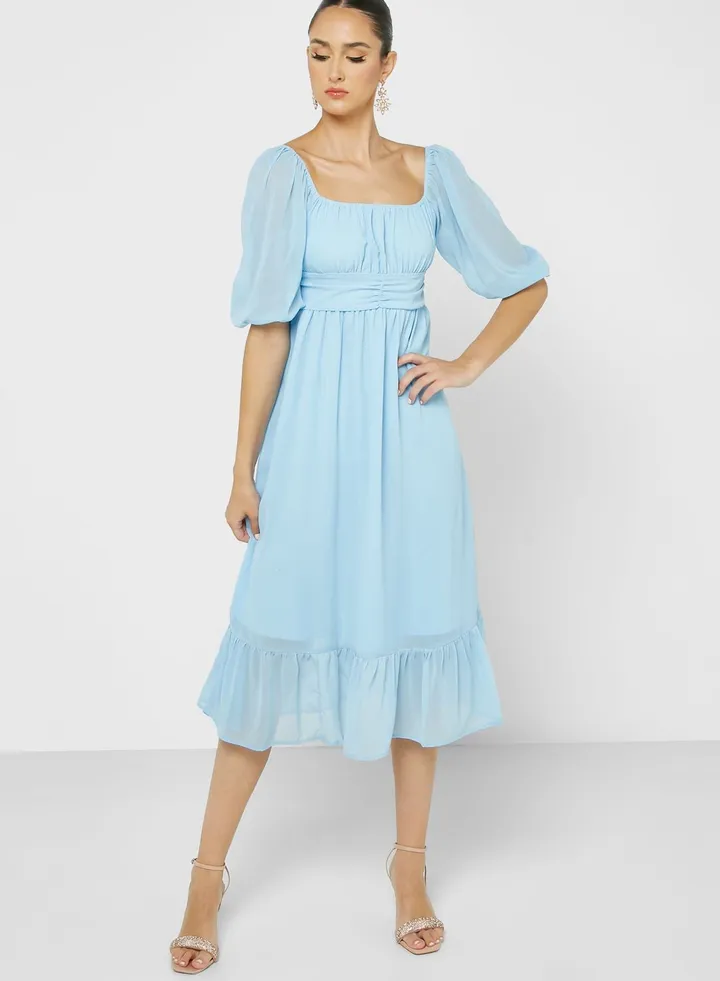 Puff Sleeve Dress