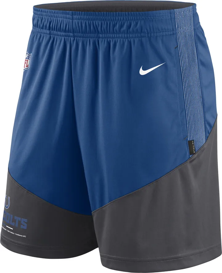 Nike Men's Dri-FIT Primary Lockup (NFL Indianapolis Colts) Shorts in Blue
