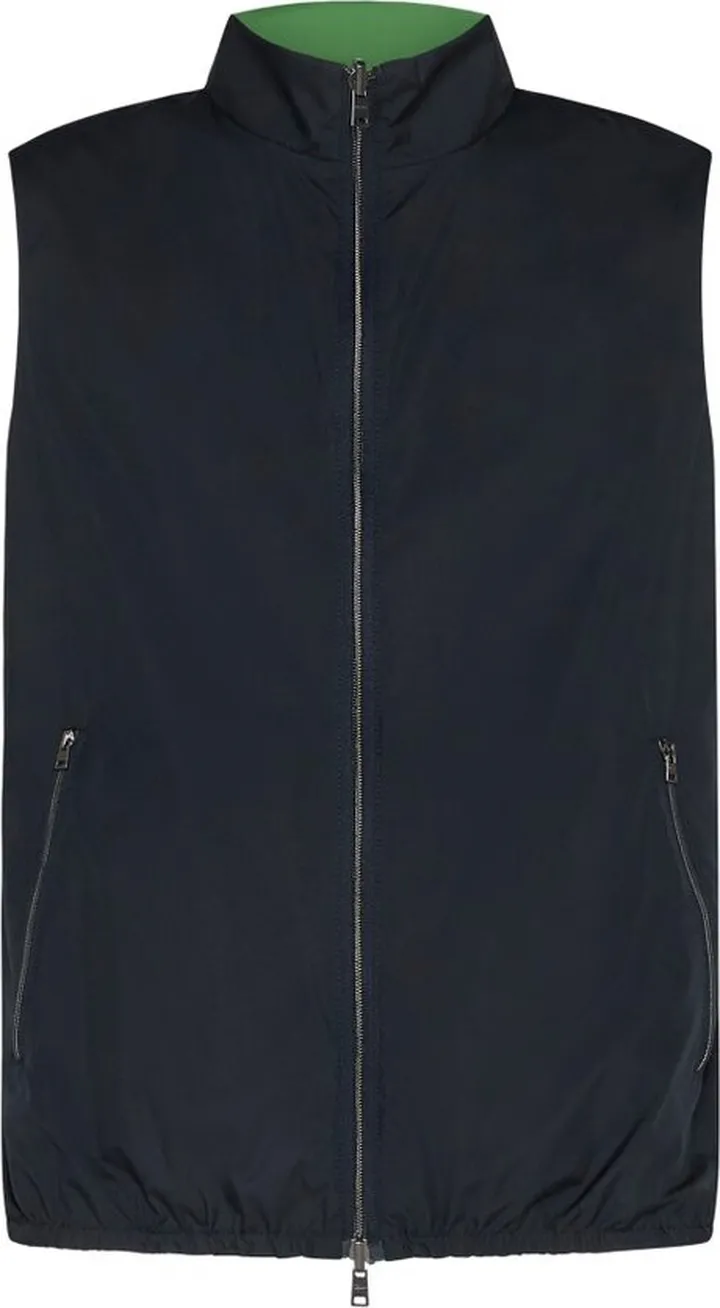 Herno High-Neck Zipped Vest