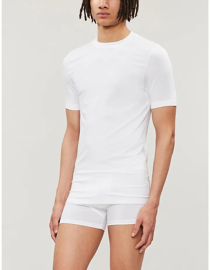 Mens White 700 Pureness Modal T-shirt
