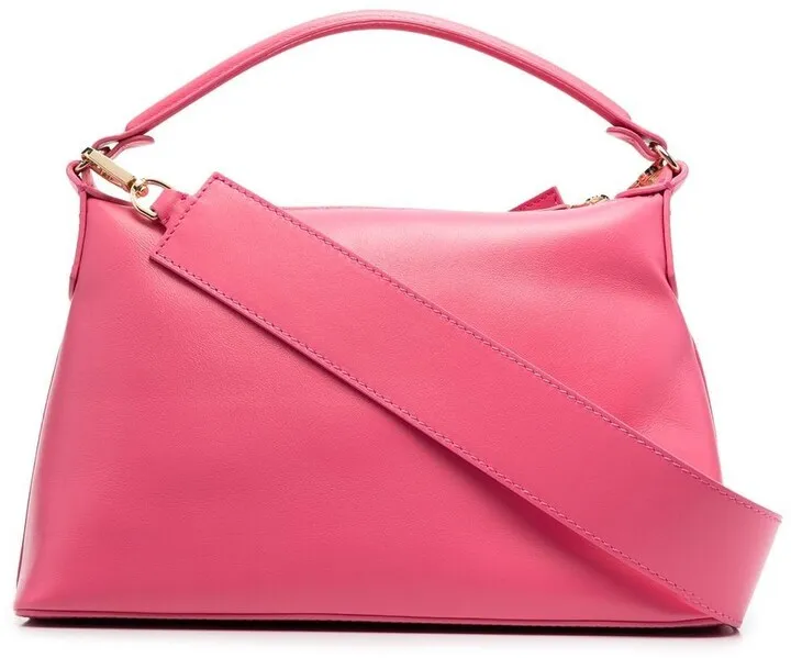 x Leonie Hanne logo-print leather shoulder bag