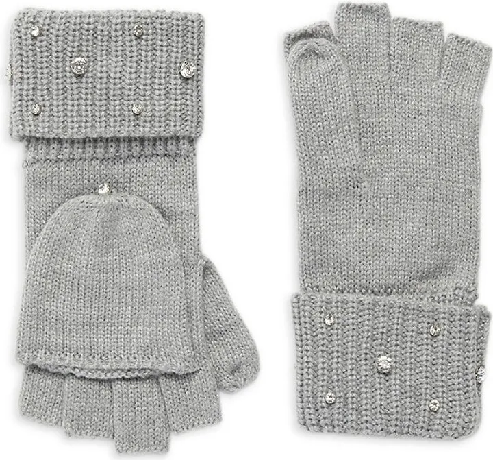 Embellished Convertible Gloves