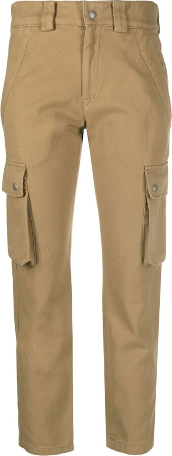Low-Rise Cropped Cargo Pants