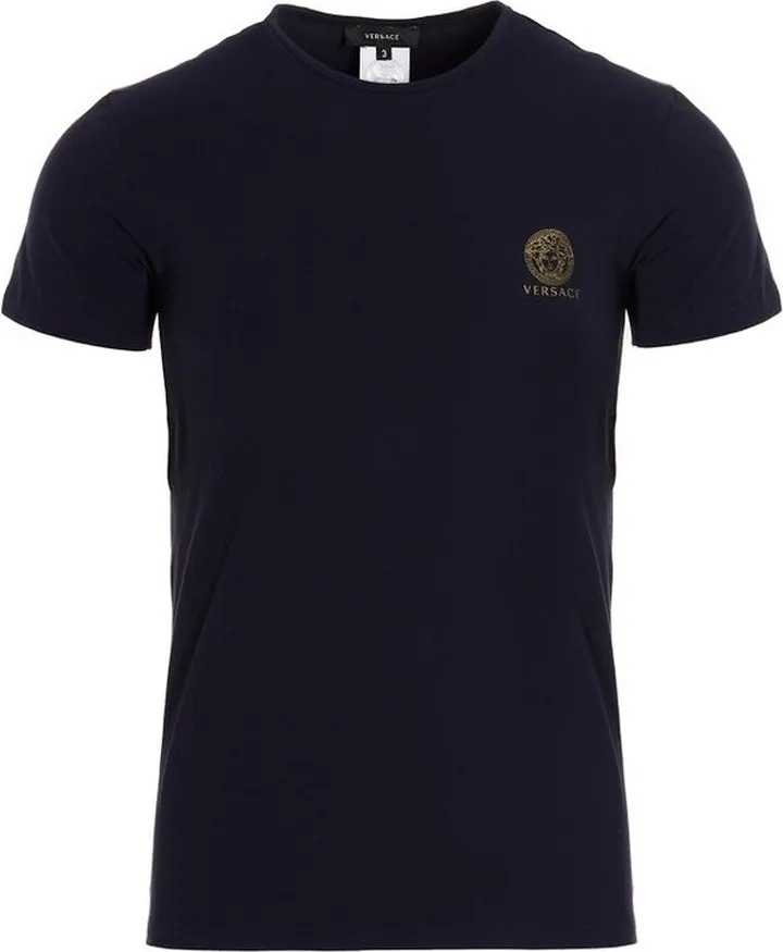 Versace Medusa Printed Crewneck T-Shirt