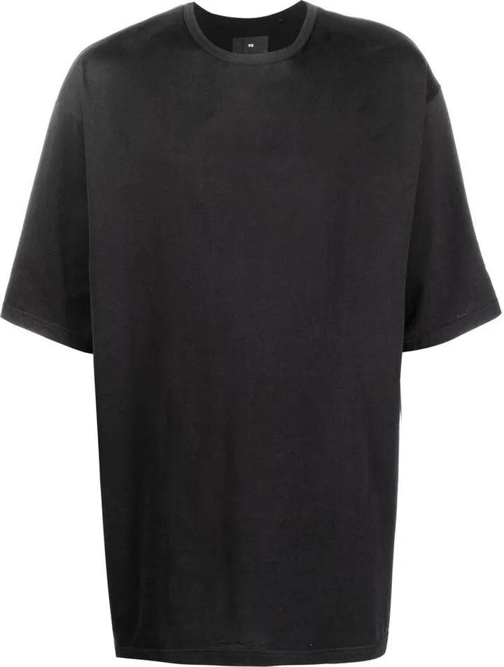round-neck cotton T-shirt