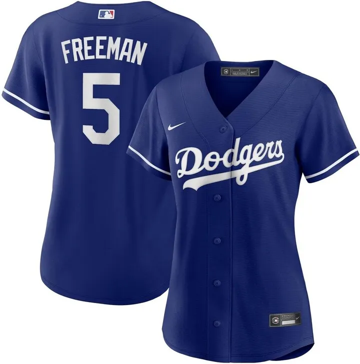 Women's Nike Freddie Freeman Royal Los Angeles Dodgers Alternate Replica Player Jersey