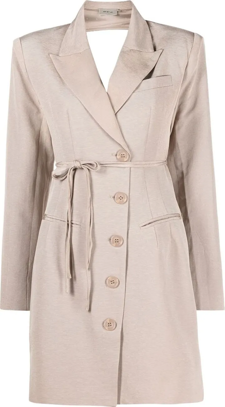 Cut-Out Blazer Dress
