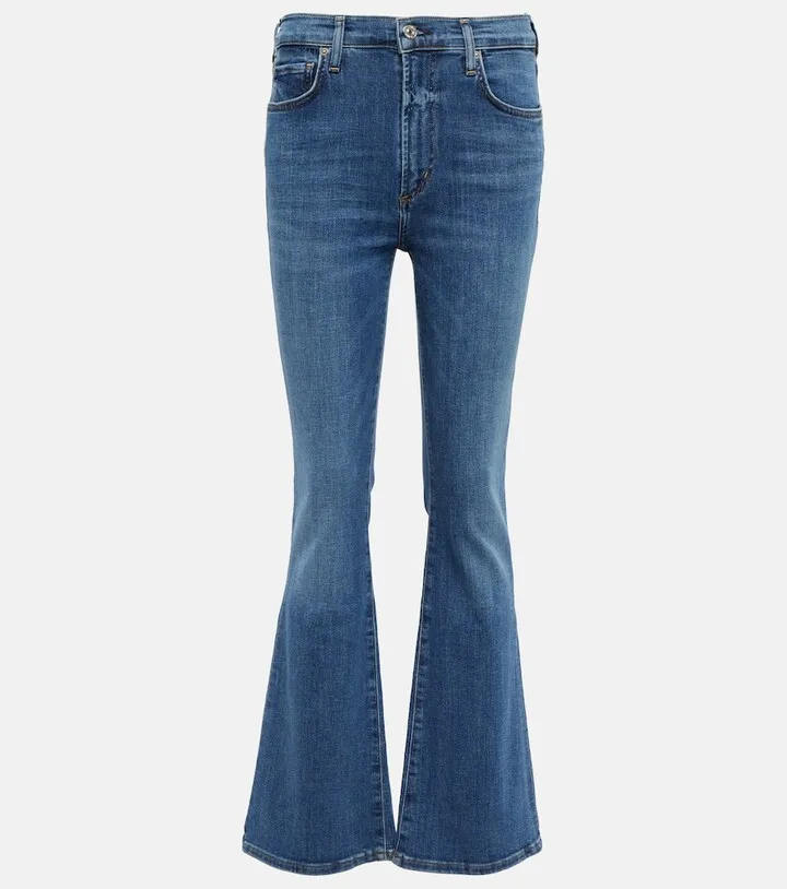 Lilah high-rise bootcut jeans