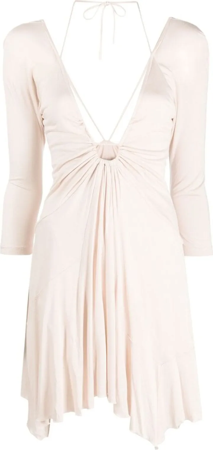 Fabuela handkerchief-hem dress