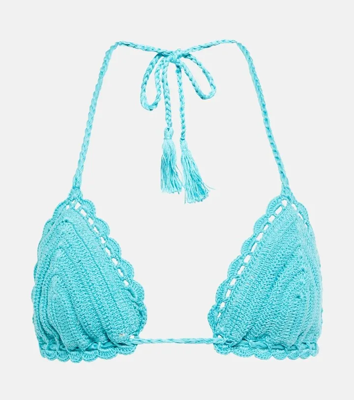 Cotton bikini top