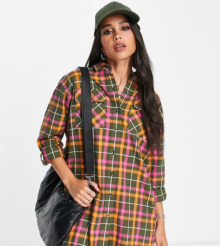 Barbour x ASOS exclusive Lorna shirt dress in check