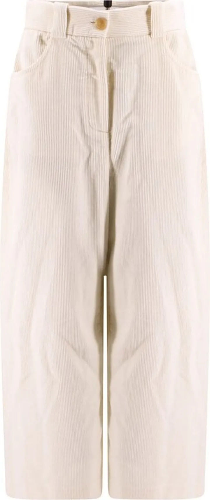 Khaite High-Rise Straight Leg Trousers