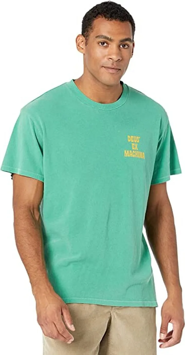 Deus Ex Machina Luminary Tee (Club Green) Men's Clothing
