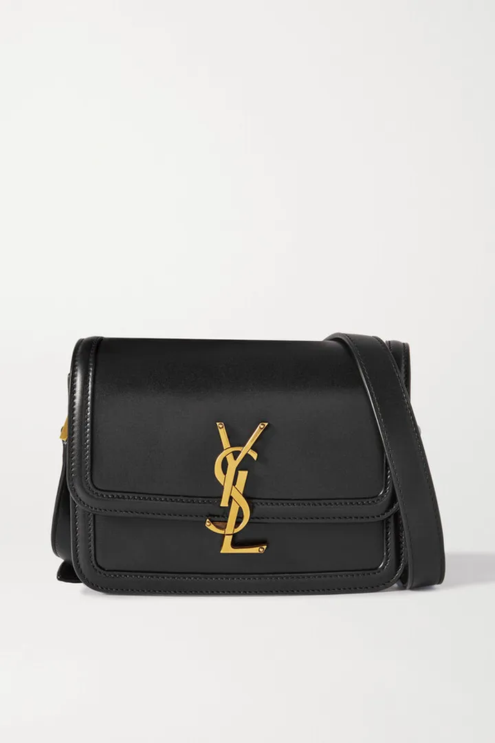 SAINT LAURENT - Solferino Small Leather Shoulder Bag - Black