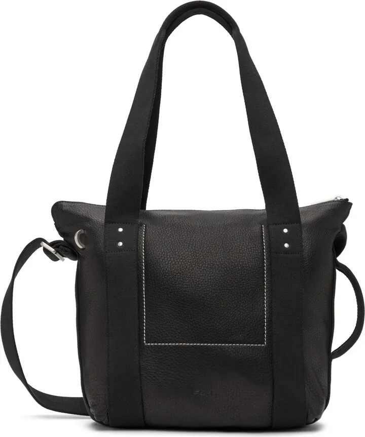 Rick Owens Black Mini Trolley Tote