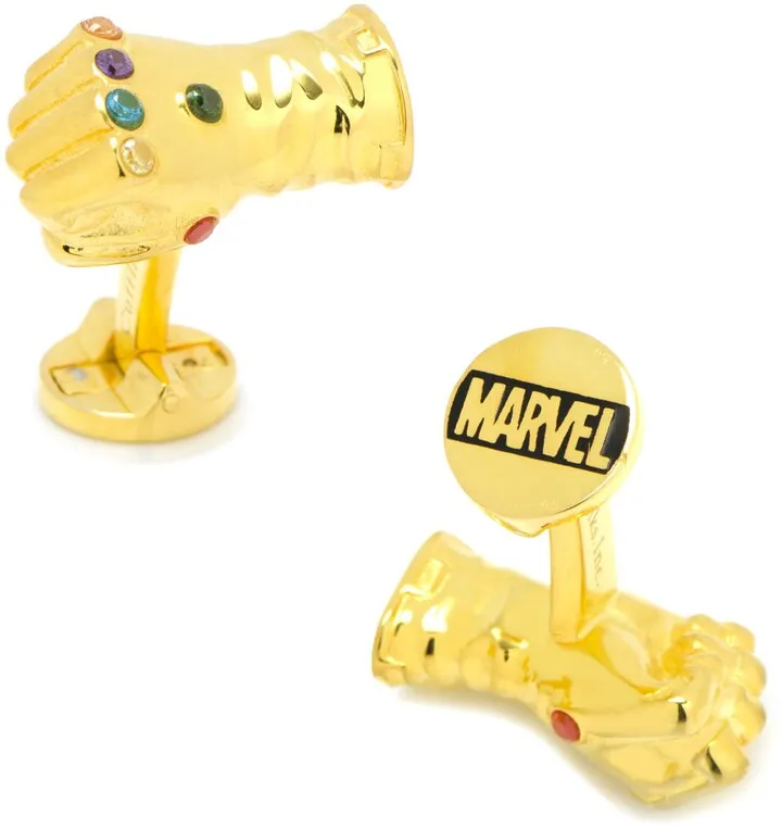 3D Thanos Infinity Gauntlet Cuff Links