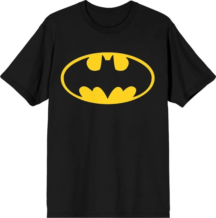 Batman Emblem Men’s Black Big & Tall T-shirt-XL