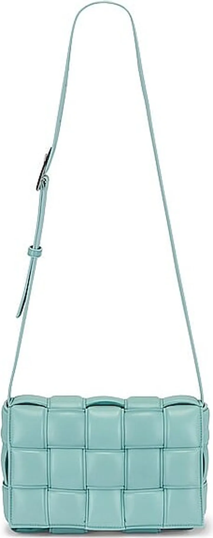 Bottega Veneta Padded Cassette Crossbody Bag in Baby Blue