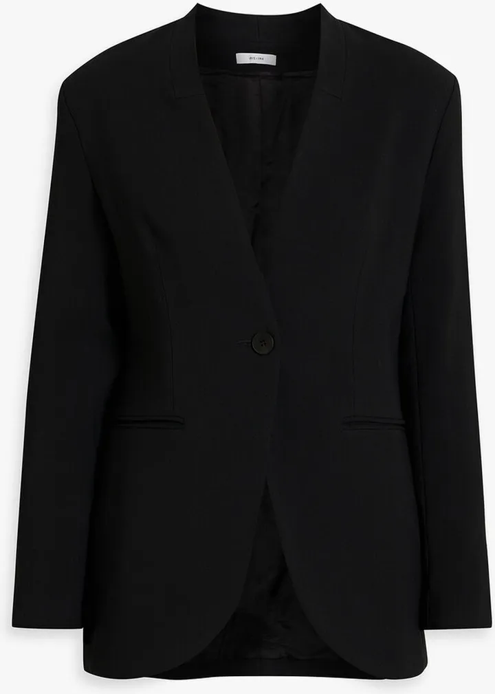 Janelle crepe blazer