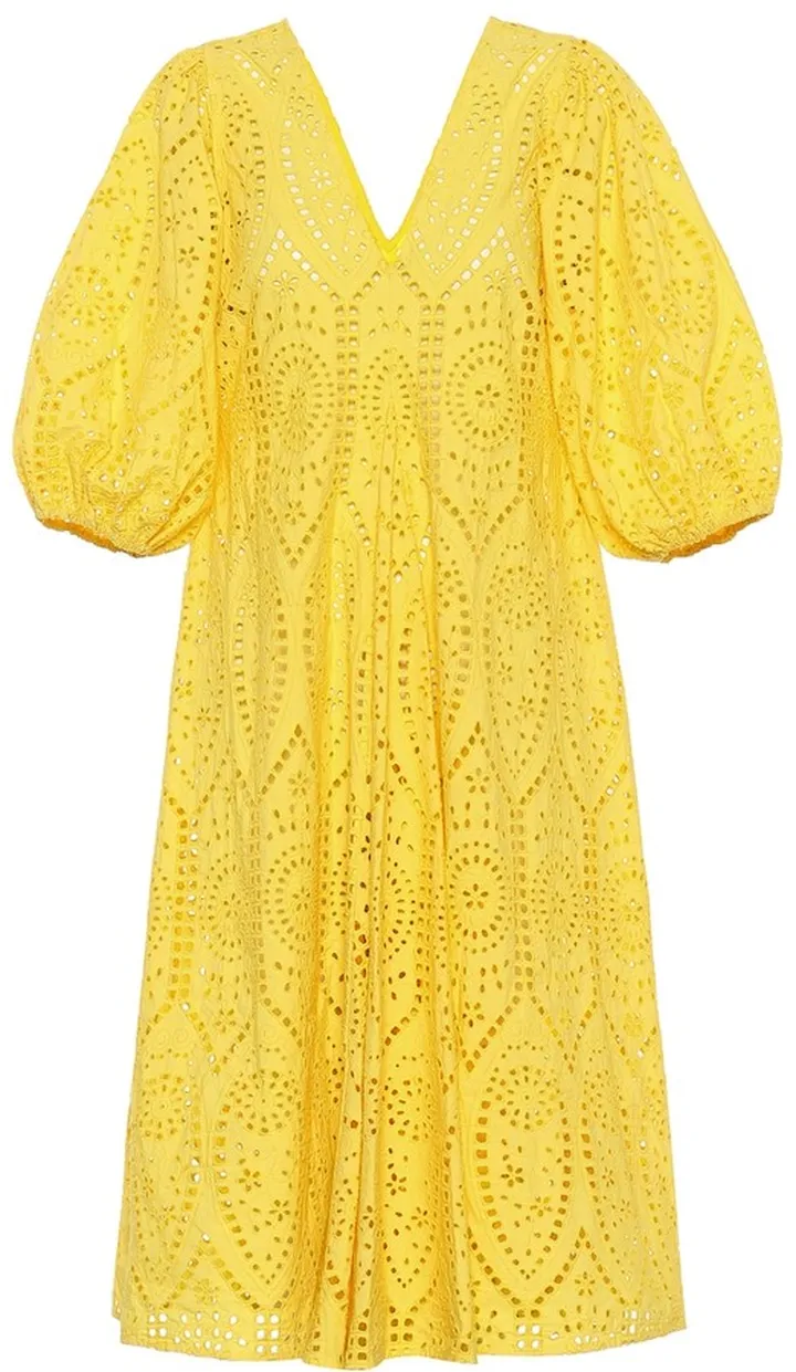 Cotton broderie anglaise dress