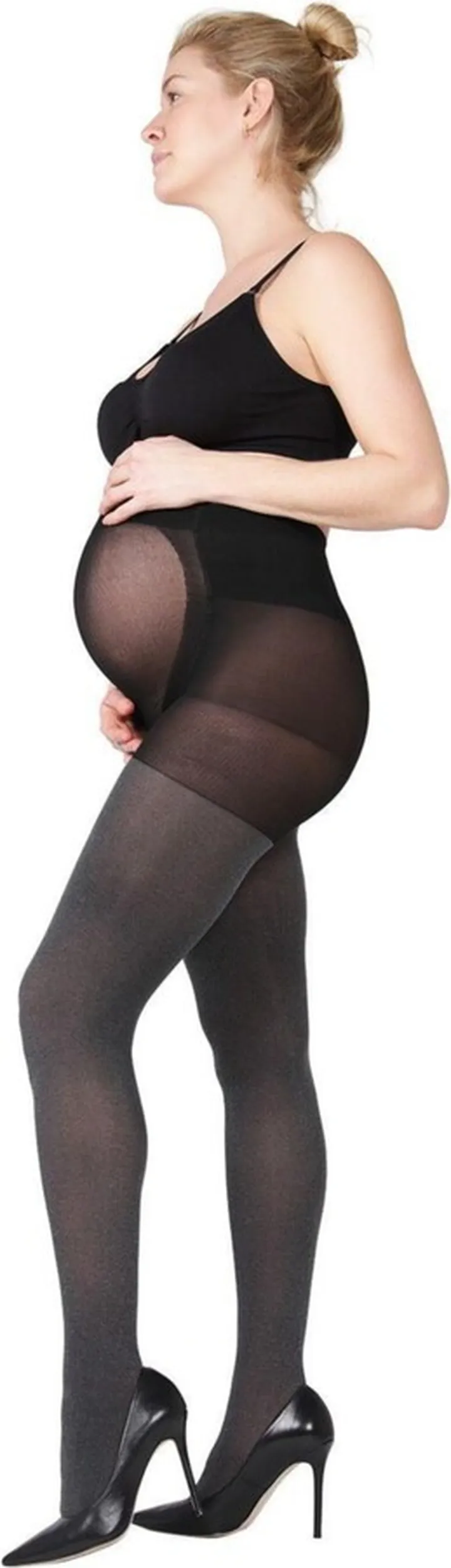 Maternity Opaque Heather Tights